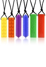 pretty small BPA free silicone chewable necklace 
